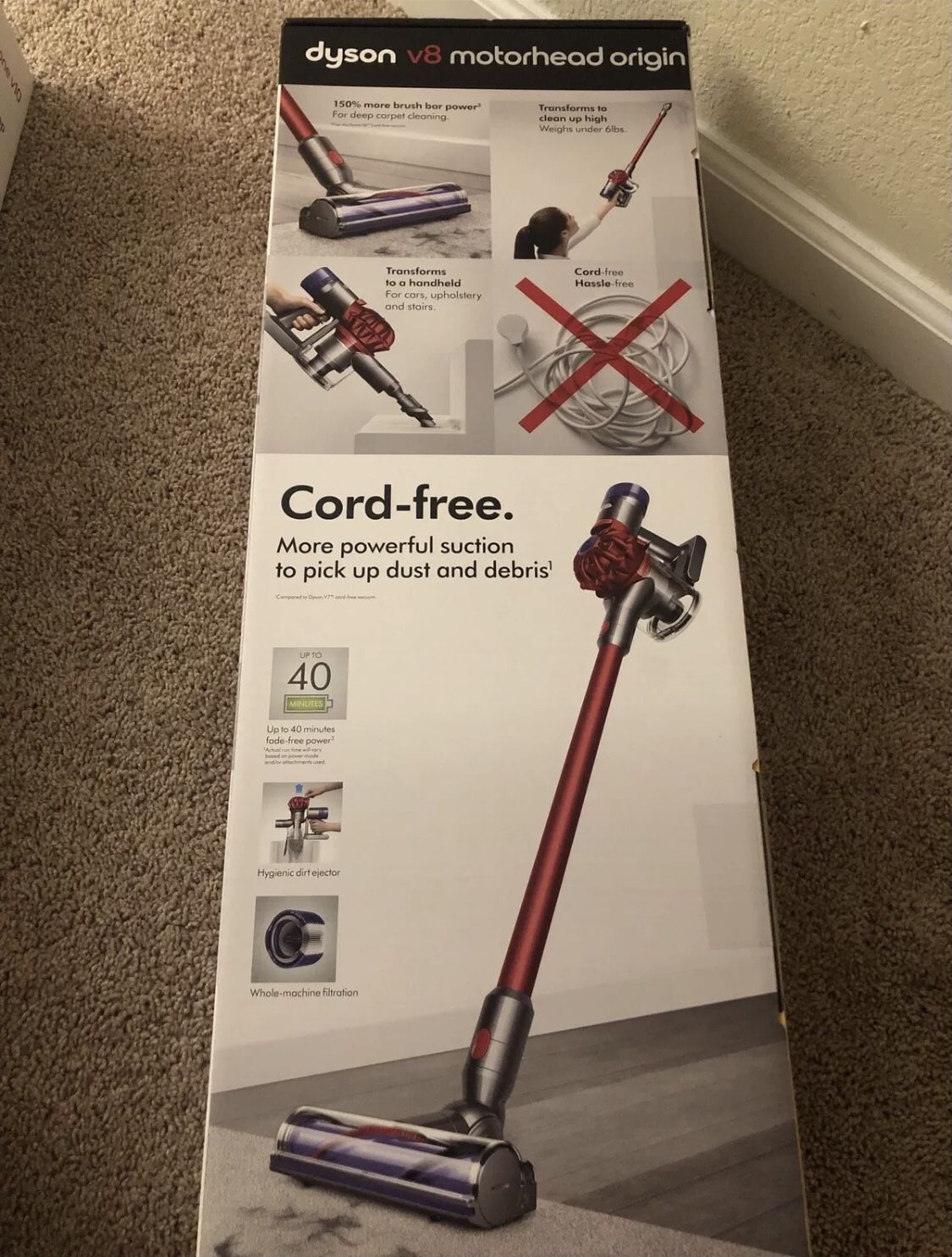 BRAND NEW Dyson V8 Motorhead Origin - Cordless Vacuum Cleaner