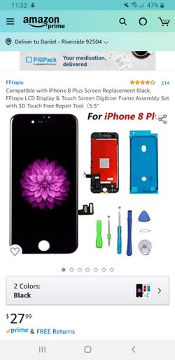 iPhone 8 plus screen replacement