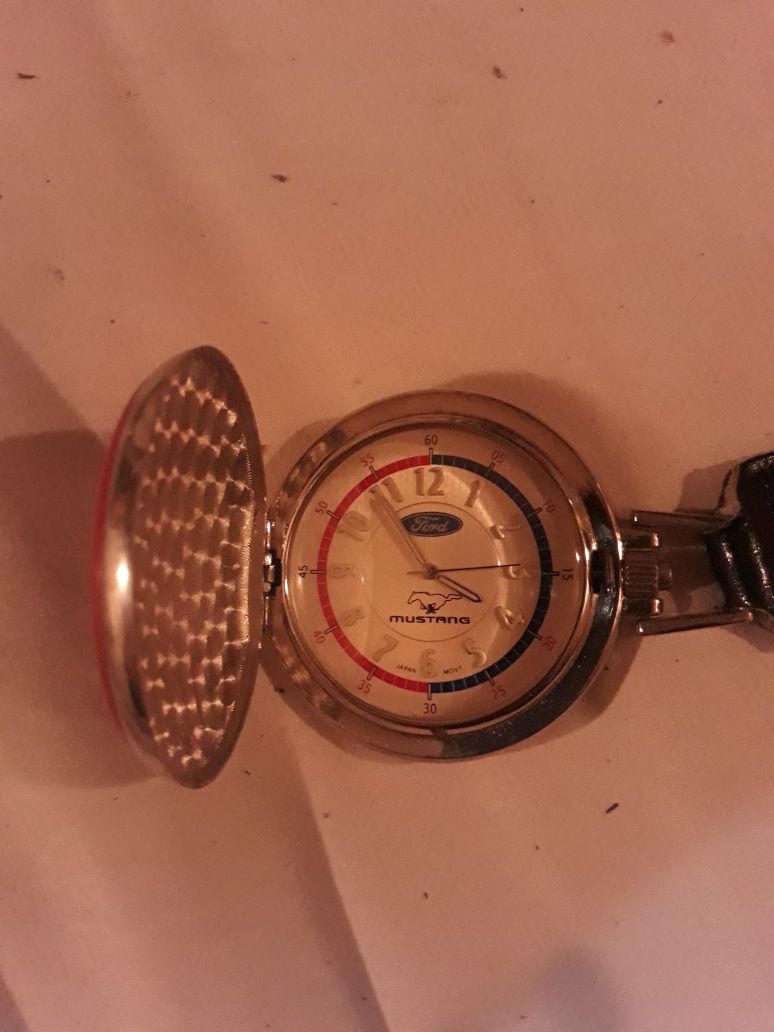 Ford Mustang pocket watch