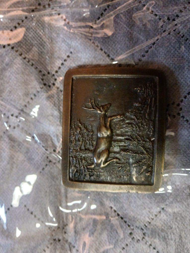 1977 Indiana Metal Craft Belt Buckle