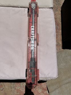 Craftsmen 1/2 Drive Micrometer Torque Wrench