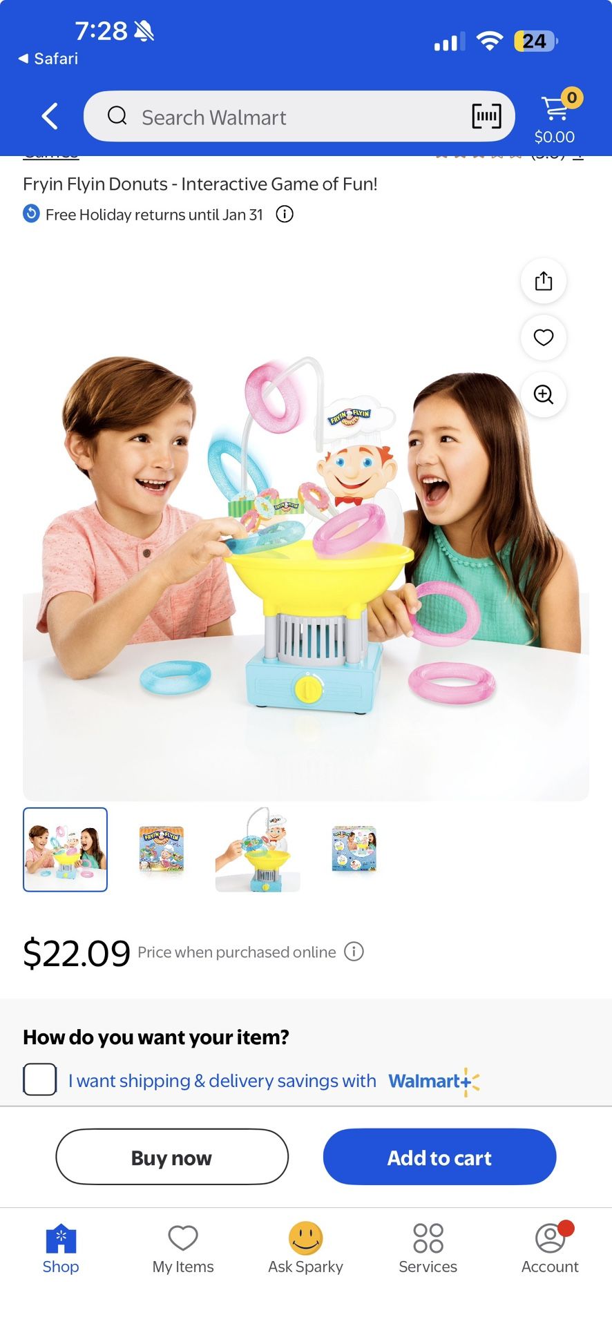 Fryin flyin donuts game