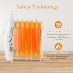 ROVSUN Oil Filled Radiator Heater with Adjustable Thermostat