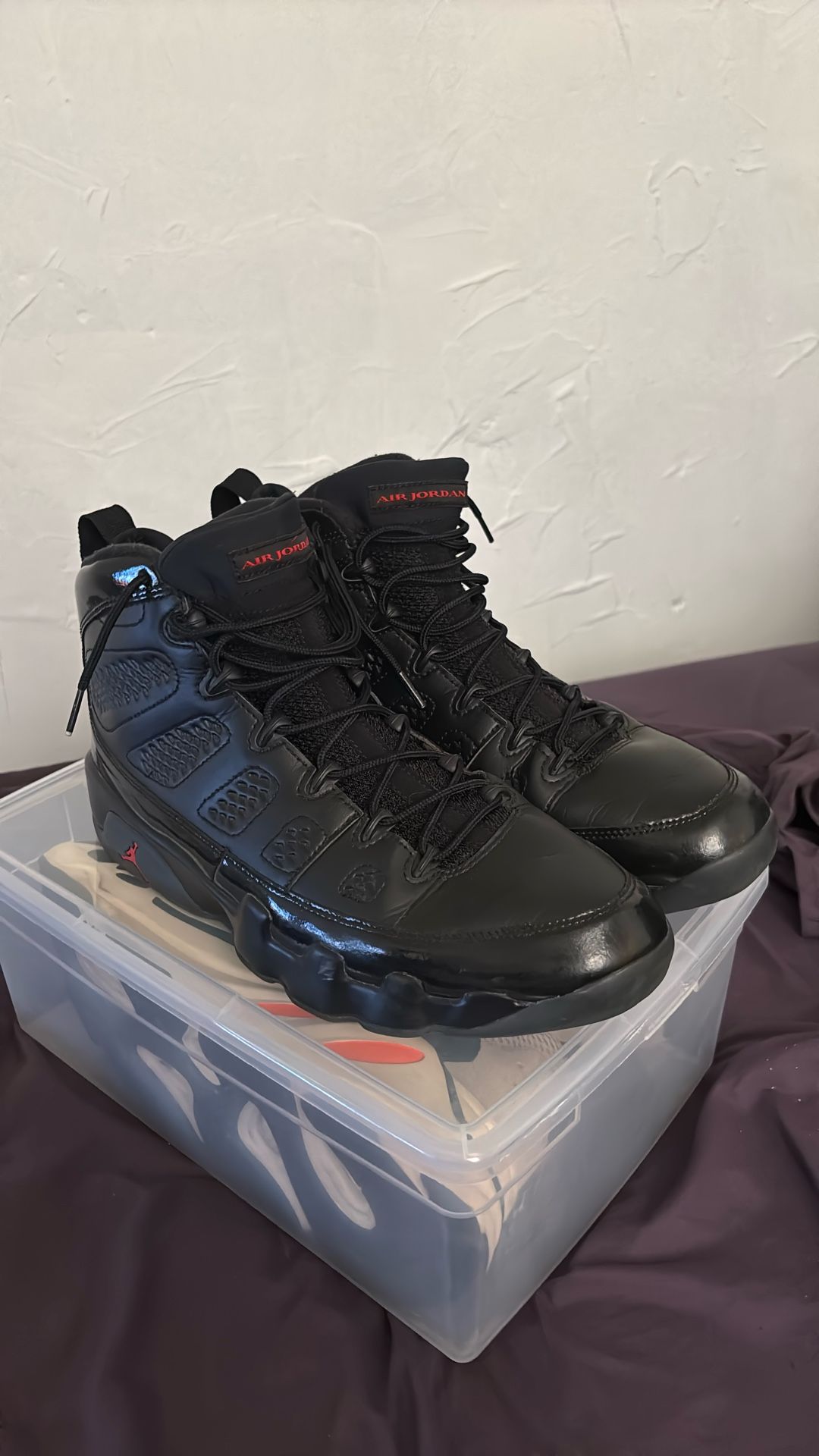 Air Jordan 9 Retro Bred Leather Size 13