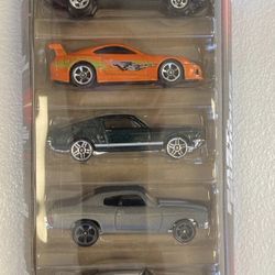 Hot Wheels Fast & Furious Pack Of 5