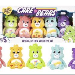Care Bears 9" Bean Plush Special Collectors Set 