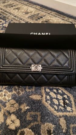 Caviar Quilted Large Flap Wallet