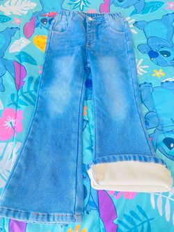 Kids Fleece-Lined Flare Jeans