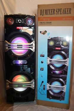 📢Bluetooth speaker sd card slot usb flash drive fm radio microphone included for karaoke music🎶