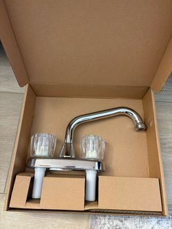 Tehila Chrome Finish Gooseneck Faucet
