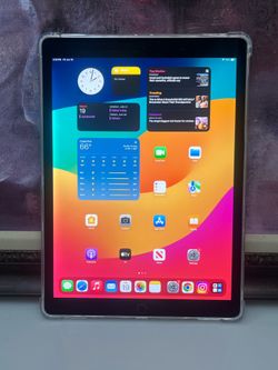 Apple iPad Pro 12.9” 2nd Generation A1671 Cellular Black 256GB iPadOS 17 - $229