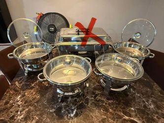 4 pieces buffet chafing set new