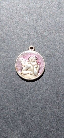 Vintage Italian Silver Plated Angel-Raphael