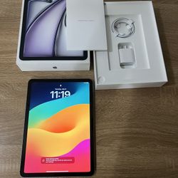 iPad Air 11inch (M2) 128gb WiFi and Cellular, Space Gray, Unlocked. Excellent Condition