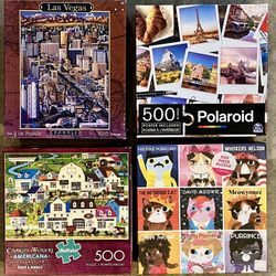 500 piece puzzles $2 each