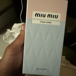 Miu Miu L’eau Rosee 3.3 Oz New