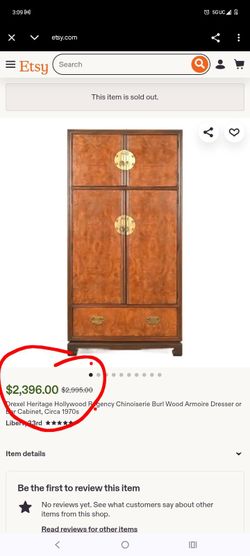 Drexel Tai Ming  dresser. Cabinet
