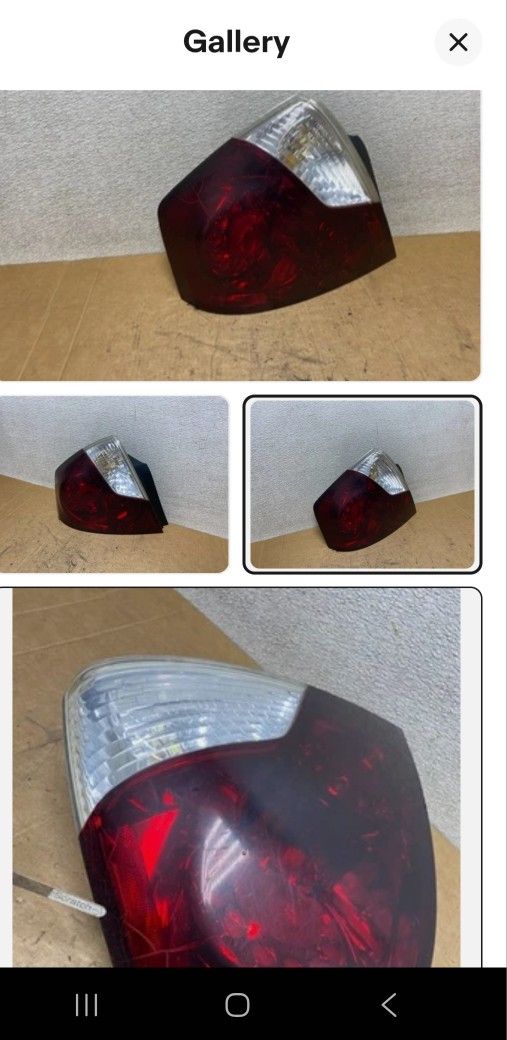 2006 Infinity M35 Tail Lights