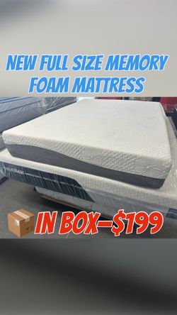 New Full Size Memory Foam Mattress