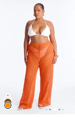 Fashion Nova mesh pants swimsuit suit cover up