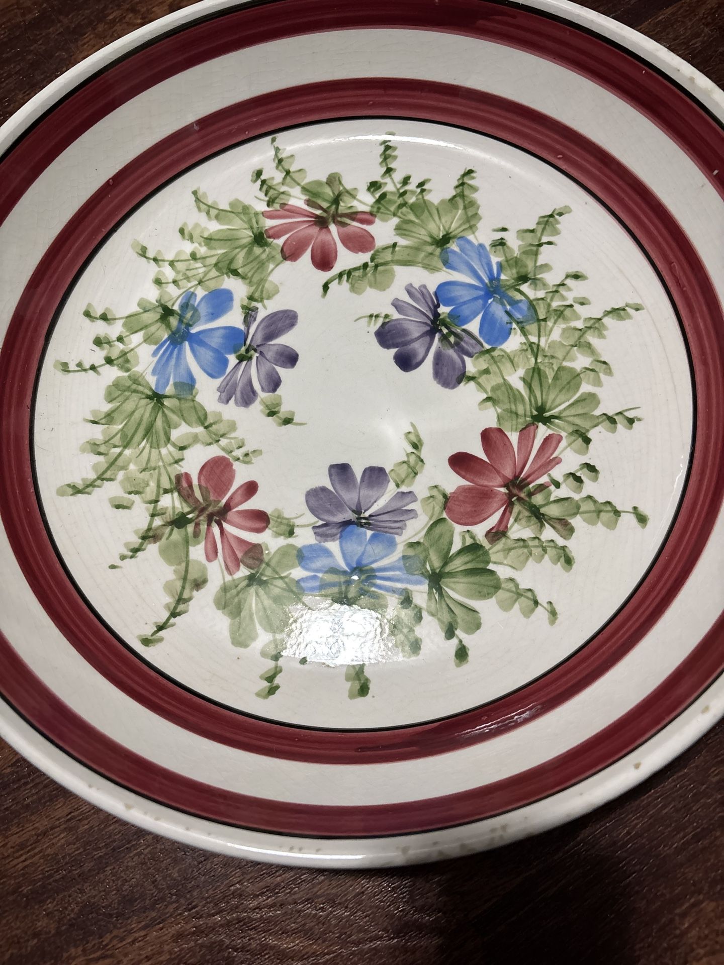 Hand-Painted Italian Ceramic Platter – Gary Valenti – Made in Italy