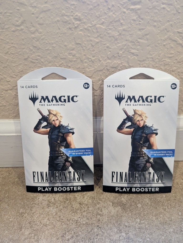 2 Magic The Gathering Final Fantasy Booster Play Booster Packs