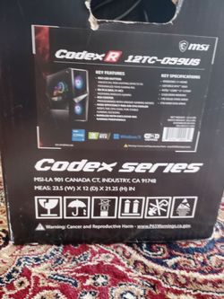 Msi codex r