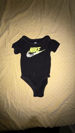 Nike Baby Onesie Black Camo Swoosh