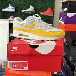 Wmns Nike Air Max 1 “Tour Yellow” Size 12.5 (11 In men’s) 