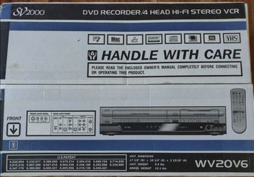 SV2000 DVD RECORDER WV20V6