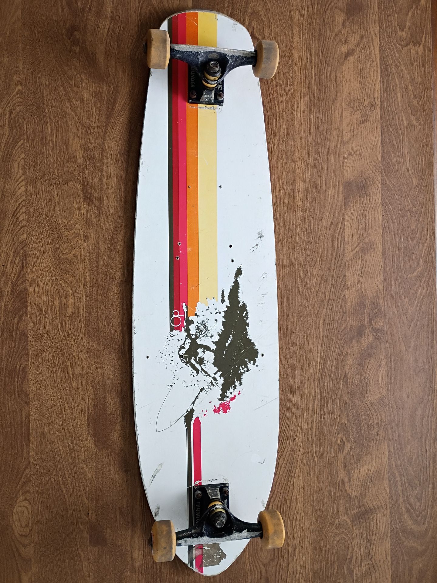 Skateboard w/Thunder Trucks