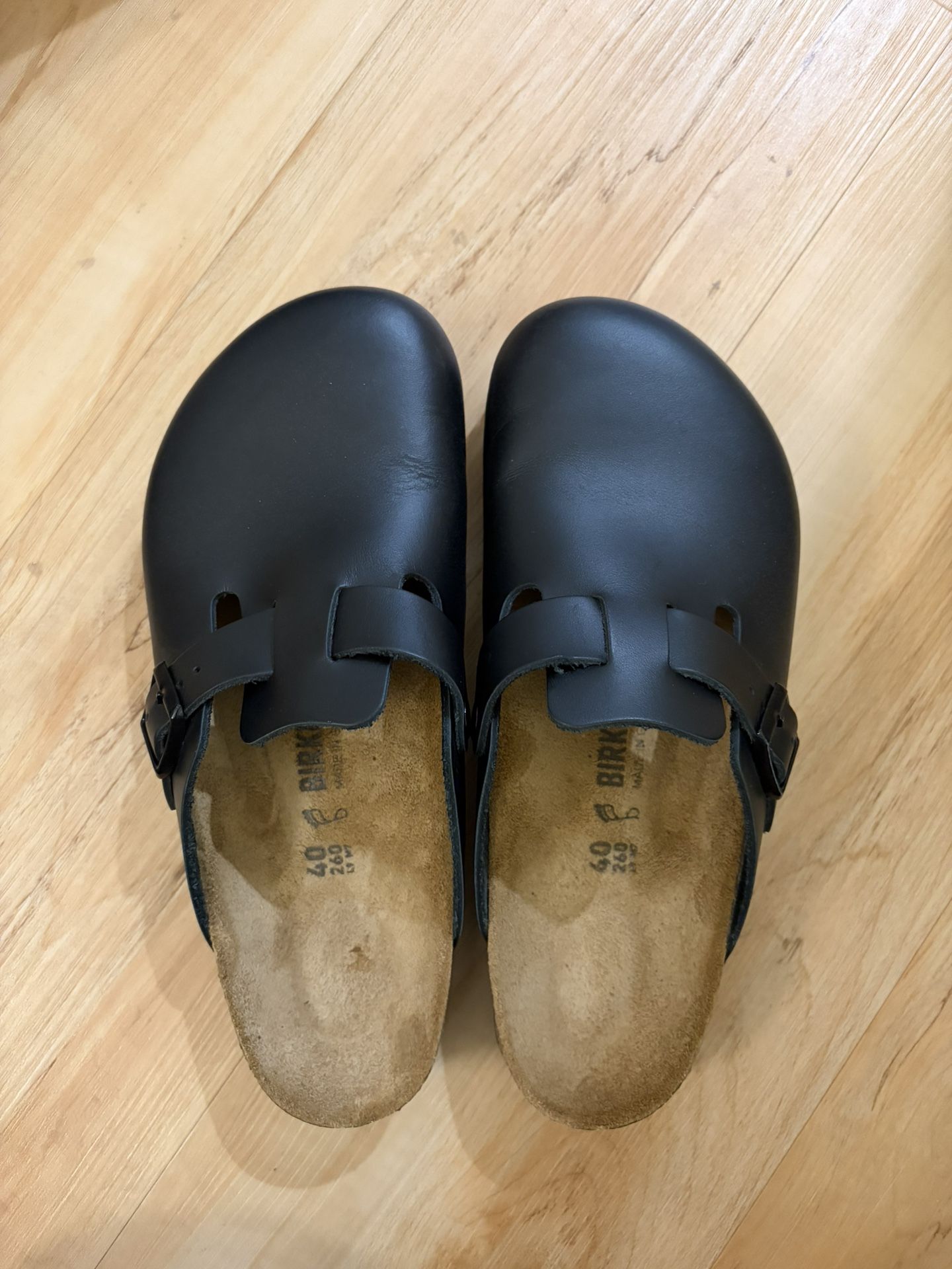 Birkenstock Boston Super Grip Men’s Size 7 Black