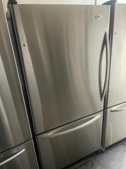 Whirlpool Bottom Freezer Stainless Steel Fridge, EnergyStar