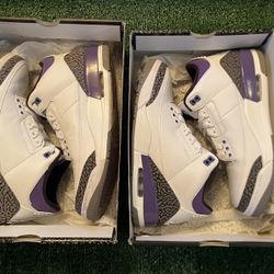 Jordan Dark Iris 3s sizes 9,11 VNDS
