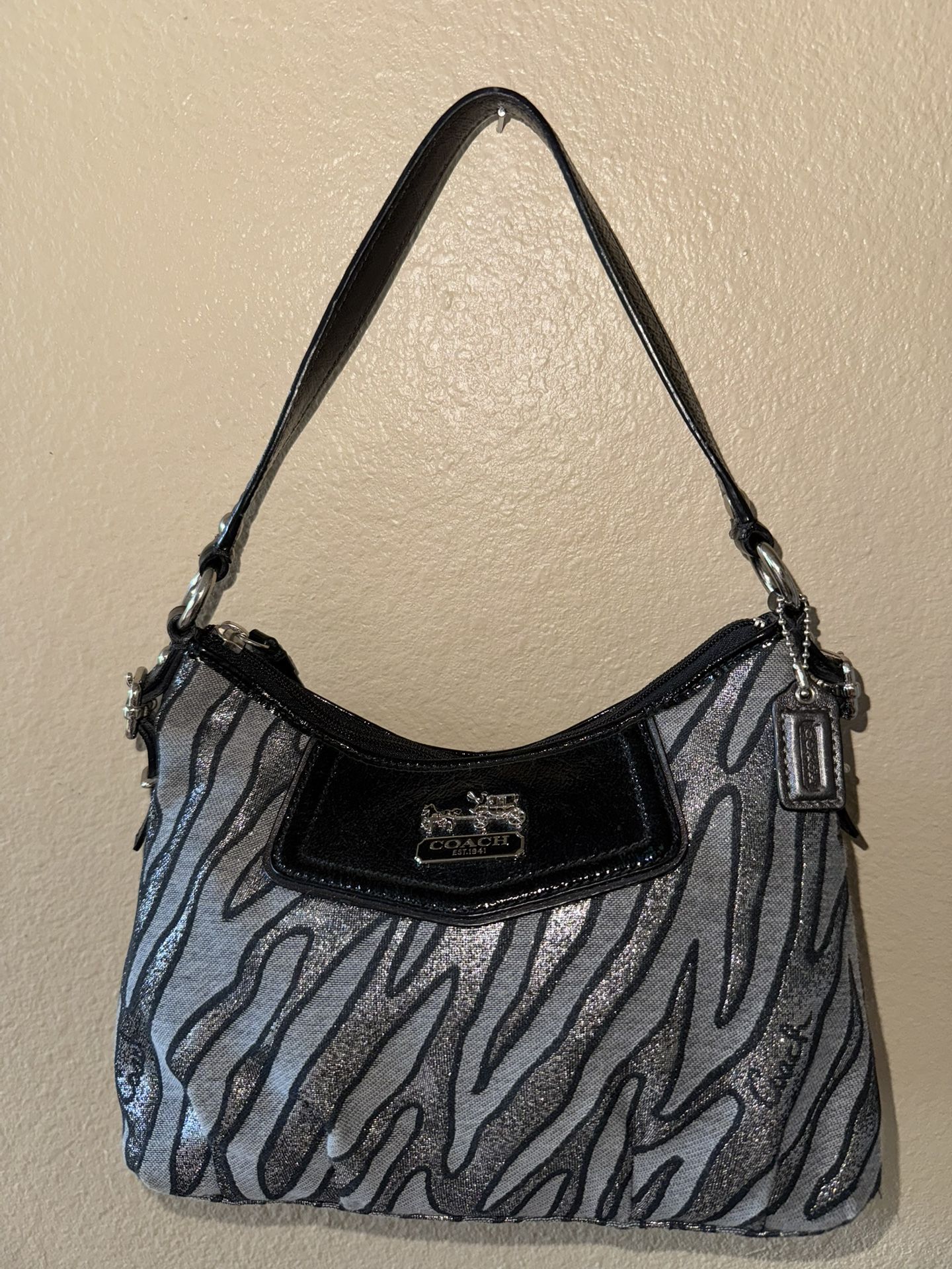 Zebra Coach Bag