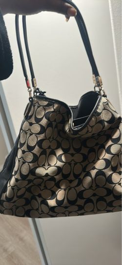 Coach Signature Canvas Hobo Bag
