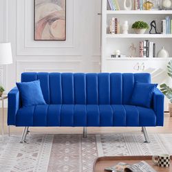 💙🖤 Sofa Bed Couch 🛋️ Folds Down Into A Bed 🛏️ Brand New 
