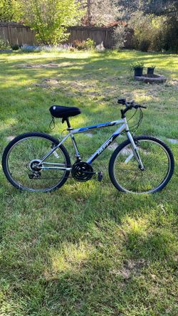 Huffy Granite 26" Mountain Bike Silver Steel Rigid Frame 15-Speed