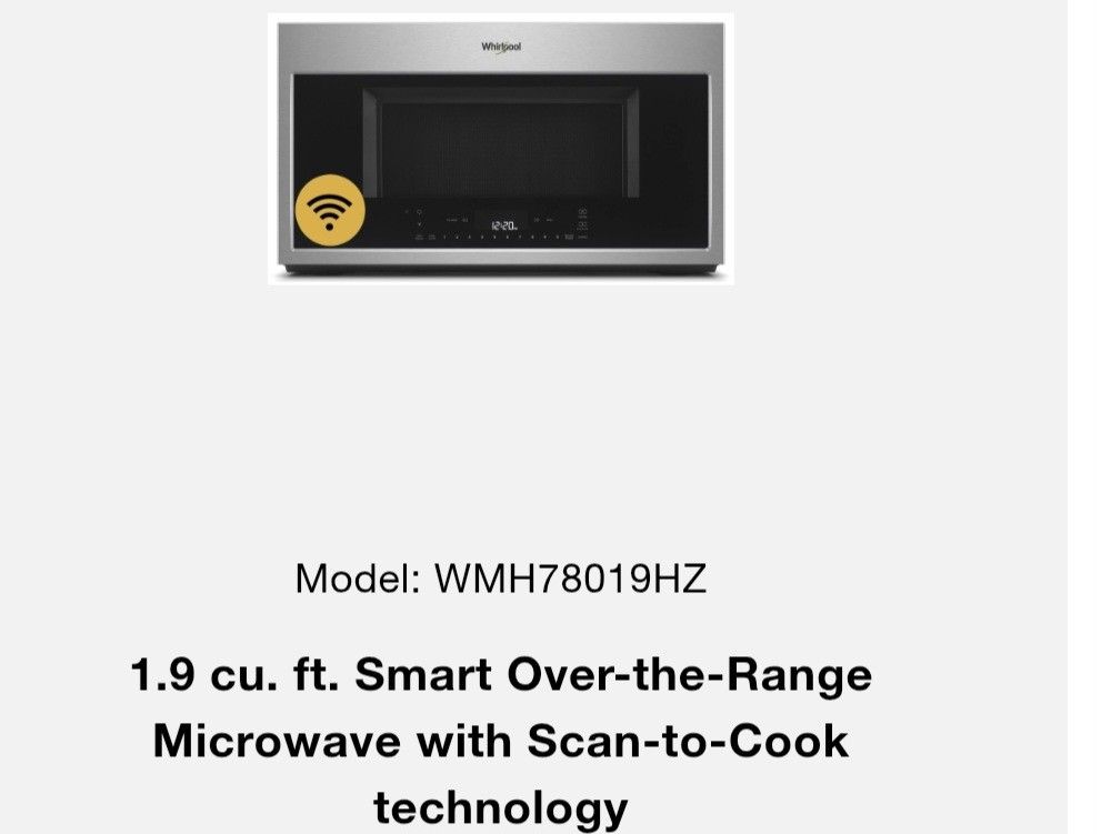 1.9 Cf Over The Range Smart Microwave 