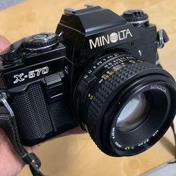 Minolta X-570 SLR 35mm camera