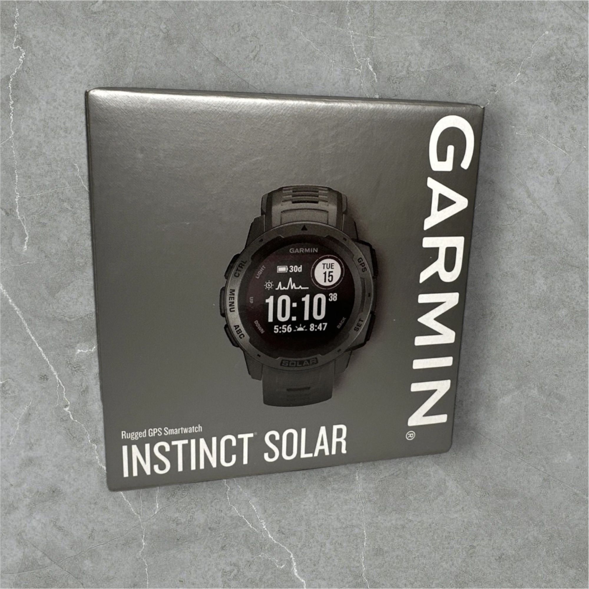 Garmin - Instinct Solar Smartwatch 45mm Fiber-Reinforced Polymer - Graphite
