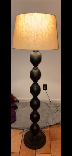Metal floor lamp