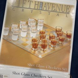 Shot Glass Checker Set