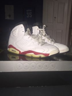 Varsity red 6s size 10.5