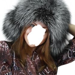 NWT Silver Fox Hat Fur Leather Trapper Russian Ushanka Winter Trooper Gift