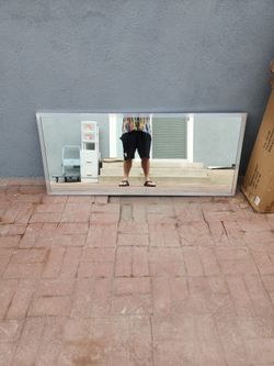 Metal Frame Large Mirror