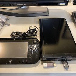 Nintendo Wii U modded game console with games