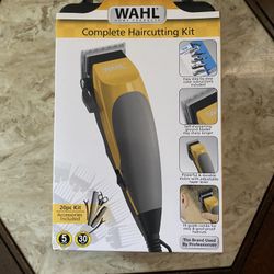WAHL 20-Pieces Complete Home Haircutting Kit ~ Precision Ground Blade Clipper (Brand New In Box!)