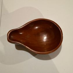Handmade wooden spoon rest