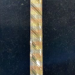 14KT Tri-Color Bangle Bracelet 39715-1